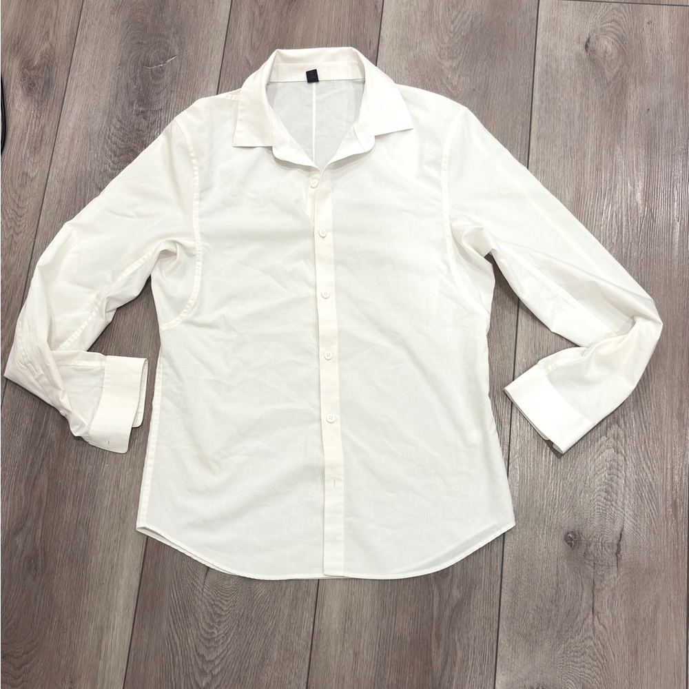 Lululemon New Venture White Men's Shirt S Small Slim - Picture 2 of 7